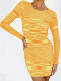 Casual Knitting Mini Bodycon