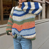 And Winter New High-Collared Collared Turtleneck Sweater Knitted Long-Sleeved