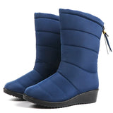 Women Boots Female Down Winter Boots Waterproof Warm Ankle Snow Boots Ladies Shoes Woman Warm Fur Botas Mujer Casual