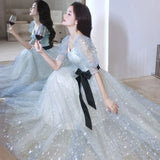 Evening Dress Dress Dress 2025 New Banquet Temperament Host Winter Adult Ceremony Student Art Evening