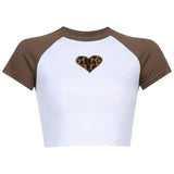 Angel Printed Short Sleeve Crop Top T Shirt Women Summer Clothes Cute Print T-shirt Ladie Streetwear Tee Shirt