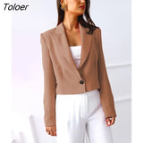 Spring Autumn Blazer Jacket Women Casual Long Sleeve Loose Thin Blazers White Woman Coats Elegant Office Suit Short