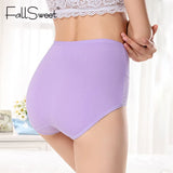 Women Tummy Control Panties High Waist Cotton Briefs M to XXL Comfortable