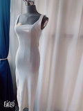 long knitted dress evening Summer Dress Sleeveless sundress Women sexy Slim Elastic Bodycon Sexy Party Dresses