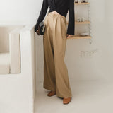 Casual Wide Leg Pants Female High Waist Trousers with Pockets Women Fashion New 2022 Spring Summer New Large