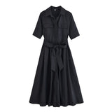 Homemade New Women's Classic Oceanic Dress