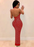 Formal Crystal Scoop Long Party