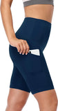 Shorts Pocket Five Points Female Fitness Training Running Cycling Tight Exercise Shorts-Outfit