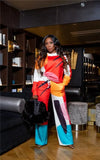 for Women 2021 Sweatsuits Two Piece Outfits Loose Sweatshirts Flared Pants Spring Fall Clothes Wholesale