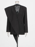 2025 Autumn And Winter New High-End Oscarb Shawl With A Buckle Suit Jacket