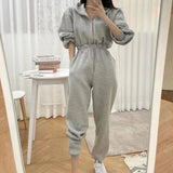 Jumpsuits Women Fleece Hoodie Sweatshirts Autumn Winter Fashion 2022 Pullovers Warm