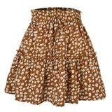 Floral Print Short Skirts Women 2022 New Fashion Casual Plus Size High Waist Skirt Female Boho Beach Sexy Mini