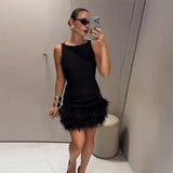 Women's Clothing 2025 Autumn And Winter New Street Fashion Temperament Mesh Stitching