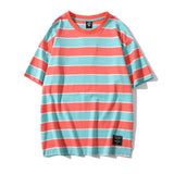 Brand Men T-Shirts Fashion 2020 New T Shirts Neutral Style Men's Street Casual Original Stripe T Shirt