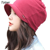 Knitted Hat Women'S Autumn And Winter Haed Cap Fashion Solid Color Outdoor Windproof Keep Warm Thicken Knitted