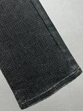 Women's Jeans High Waist Black Full Diamonds Straight Wide Leg Full Length Denim Pants 2024 Summer New Fashion 29L3958-Outfit