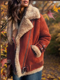 Locomotive Lint Lamb Wool Coat Women's Collar Fur Coat Autumn And Winter Women's