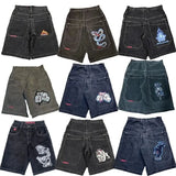 Shorts Y2K Hip Hop 2023 Original Gothic Pocket Baggy Jeans Shorts Man-Outfit