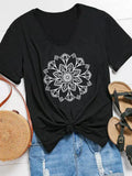 Women Tank Top Western Ethnic Elements Button Top Mandala Street Shooting Vest Female For Girls Sleeveless Tank Top