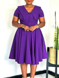 Women's Fashion Temperament Dolls Short-Sleeved Elastic Dress On African
