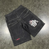Shorts Y2K Hip Hop 2023 Original Gothic Pocket Baggy Jeans Shorts Man-Outfit