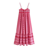 Women's Crochet Stitched Knitted Dress Skirt Sling