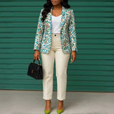2025 Summer New Temperament Casual Long Sleeve Trousers Set Two