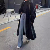 Waxy Knitted Sweater Cardigan Girls Autumn And Winter New Casual Loose Look Lazy Style Imitation Mink Velvet-Outfit