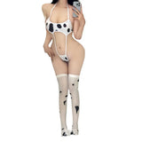 Sexy Long-Term Milk White Spotted Socks High Over Knee Socks Girl Cute Leg