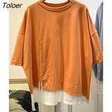 Women Asymmetrical Loose Sexy Ladies Tops Harajuku Cozy Fashion All-match Simple Korean Style Students Ulzzang Chic