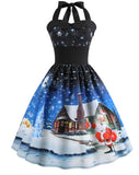 Print Halter Party Christmas