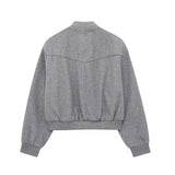 New Soft Loose Pilot Jacket 3046272-Outfit