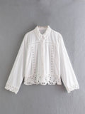 Crochet Knitted Shirt Crochet Shorts In Summer-Outfit