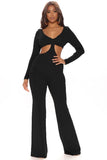 Formal Cut Out Long Sleeve