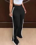 High Waist Ruffle Sides