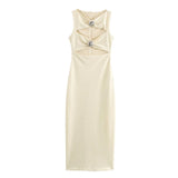 New Women's Sleeveless Body-Free Sexy Opening Design Animal
