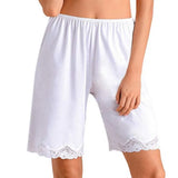 Women Short Pajama Soft Comfortable Lace Lounge Pants Pyjama Solid Color Fashion Bottoms Trousers-Outfit