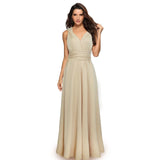Style Multi-Wear Multi-Rope Cross-Back Sexy Bandage Dress Long Dress-Outfit