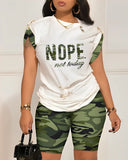 Summer Independent Station Fashion And Leisure Design Pin Digital Printing Set-Outfit