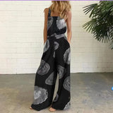 New Four-Color Round-Leg Trousers Digital Printed Bare-Backed