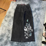 Wide-Leg Jeans Men Y2K Hip-Hop Harajuku High-Quality Street Rest-Outfit