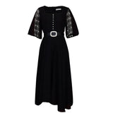 Belt 2025 New Fashion Splicing Chiffon Nails African