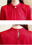 Mujer De Moda 2023 Chiffon Womens Tops and Blouses Long Sleeve Feminina Women Shirts Tops Fashion Shirt