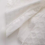 Spring New Hollowed-Out Embroidery Waist Buckle Dress 3017653-Outfit