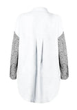 Leopard Print Long Sleeve Loose