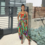 Fashion Sexy Colorful Print Two