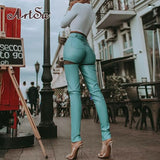 ArtsuWomen Fashion Sexy Cross Lace Up Hollow Out Bodycon T-Shirts Female Solid Long Sleeve Slim Crop Top Tees