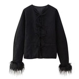 New Women's Clothing Explosion Hair Spliced Cotton