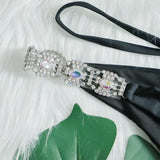 Bikini Halter Solid Diamonds Two Piece