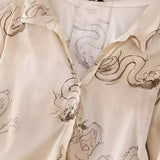 New Print Loose Version Casual Shirt 2402010-Outfit